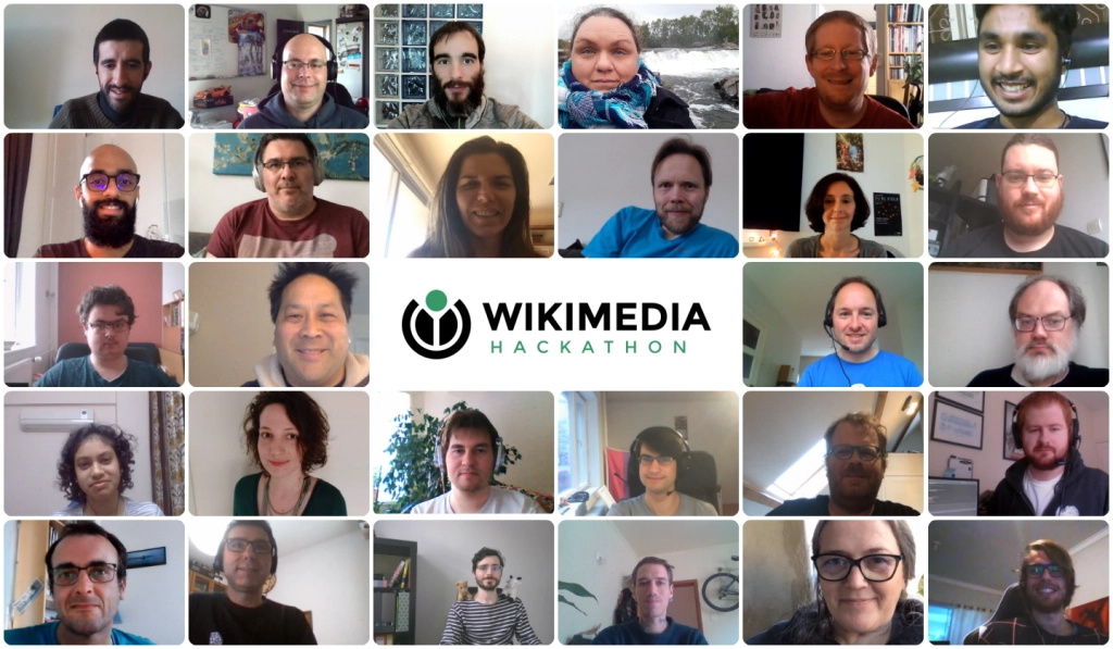 Wikimedia Hackathon 2020 Group Photo